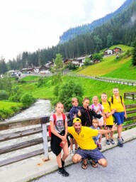 Our camp-kids in our Tyrolean home - Arzl im Pitztal (Austria)